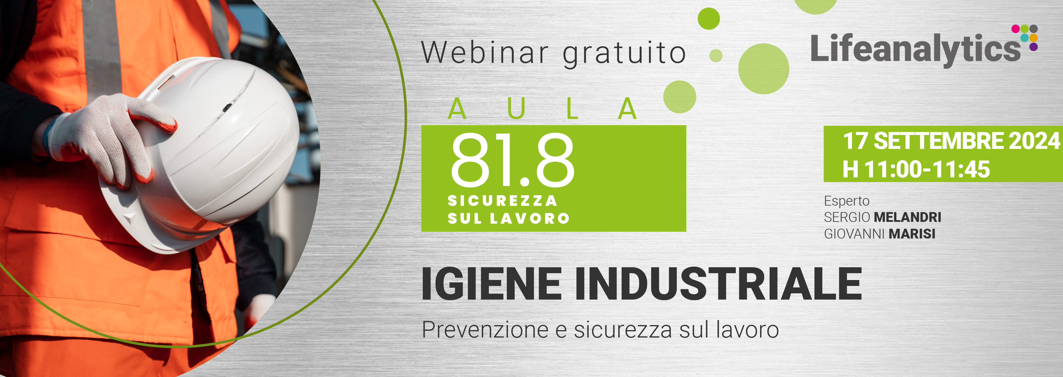 AULA 81.8 - Igiene industriale: prevenzione e sicurezza sul lavoro