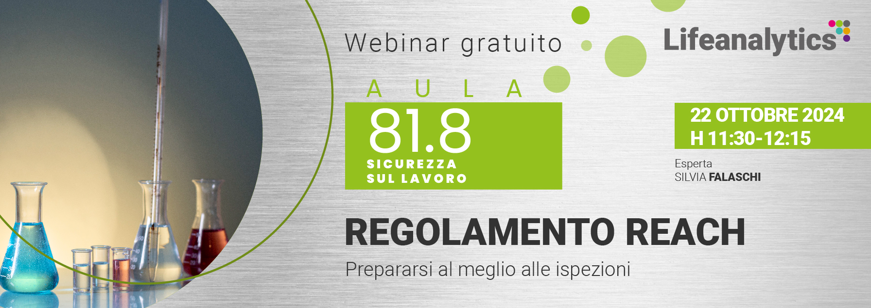 Aula 81.8 - Regolamento REACH: Prepararsi al meglio alle ispezioni