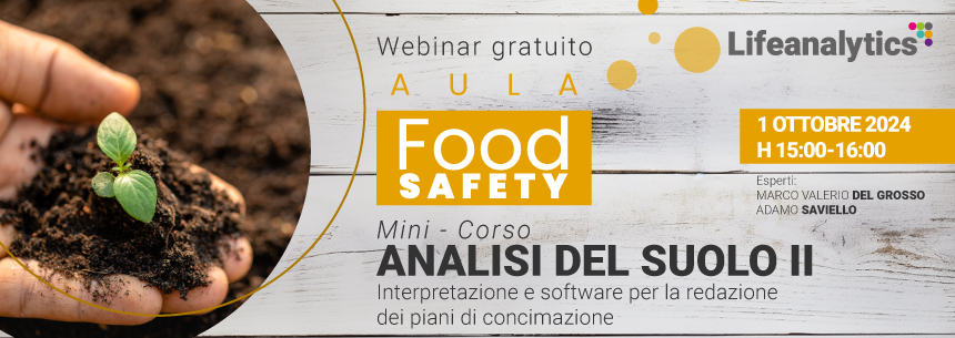 Illustrazione che promuove il mini corso Analisi del suolo II: Interpretazione e software per la redazione dei piani di concimazione