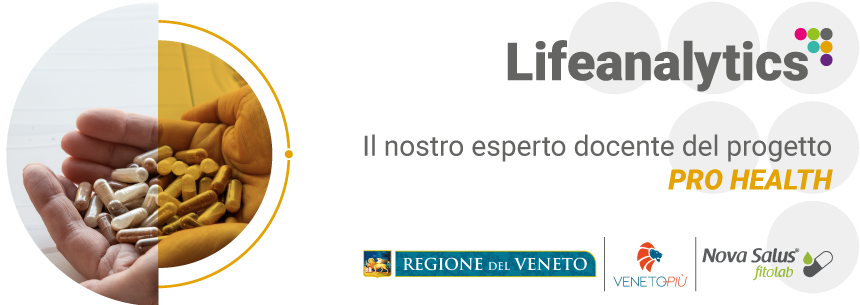 Illustrazione che promuove Progetto Formativo PRO HEALTH Lifeanalytics con il nostro esperto Gianluca Salmistraro