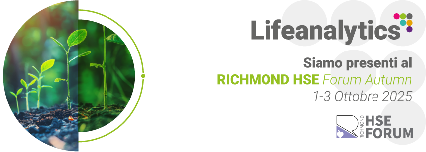 Germogli in crescita simbolo dell'ambiente che rappresenta l'appuntamento del prossimo marzo 2025 del Richmond HSE Forum Winter a cui parteciperà la business unit EHS di Lifeanalytics